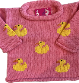 Ducks All Over Roll Neck Sweater