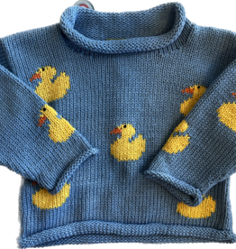 Ducks All Over Roll Neck Sweater