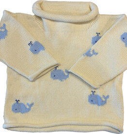 Whales Roll Neck Sweater