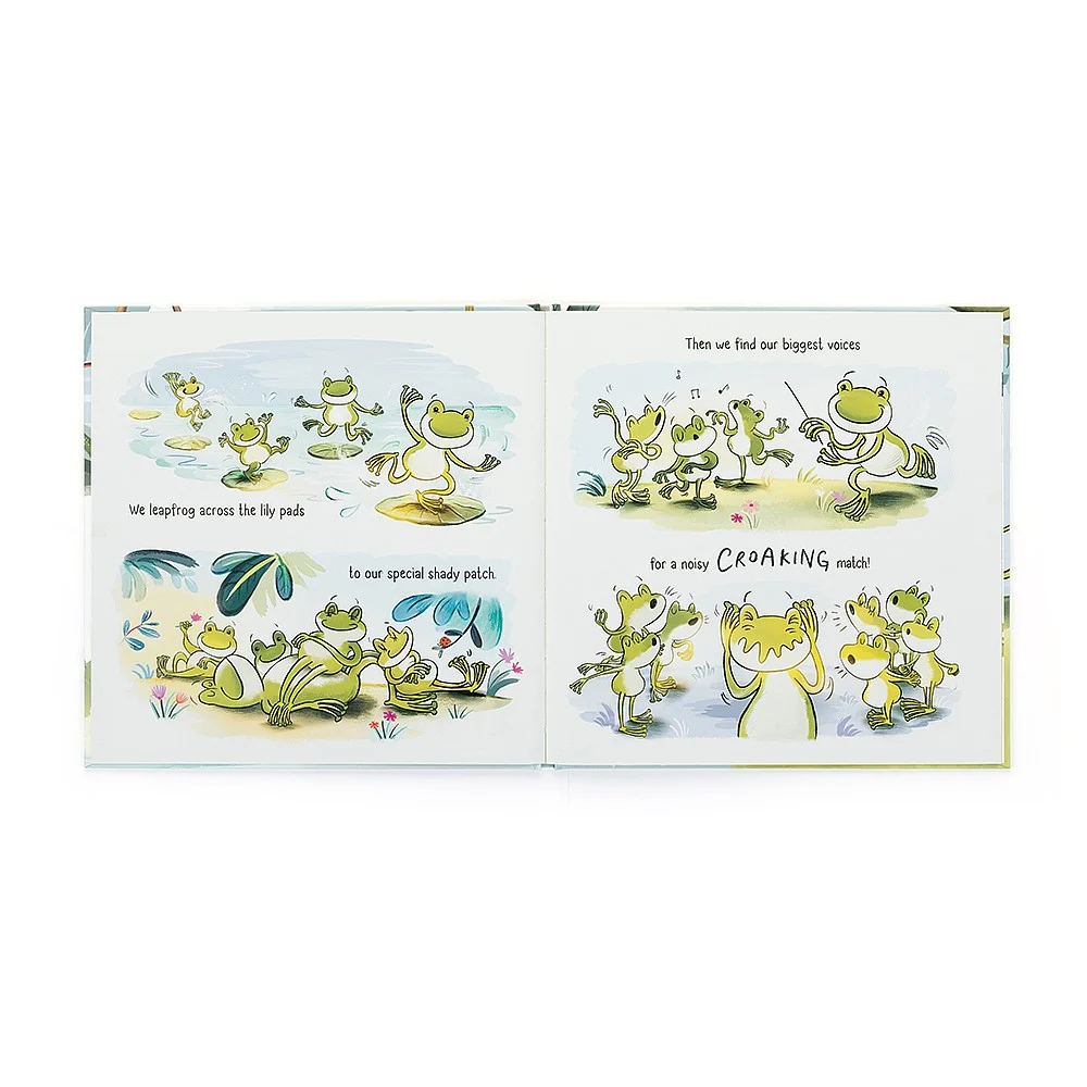 JellyCat JellyCat A Fantastic Day for Finnegan Frog Book