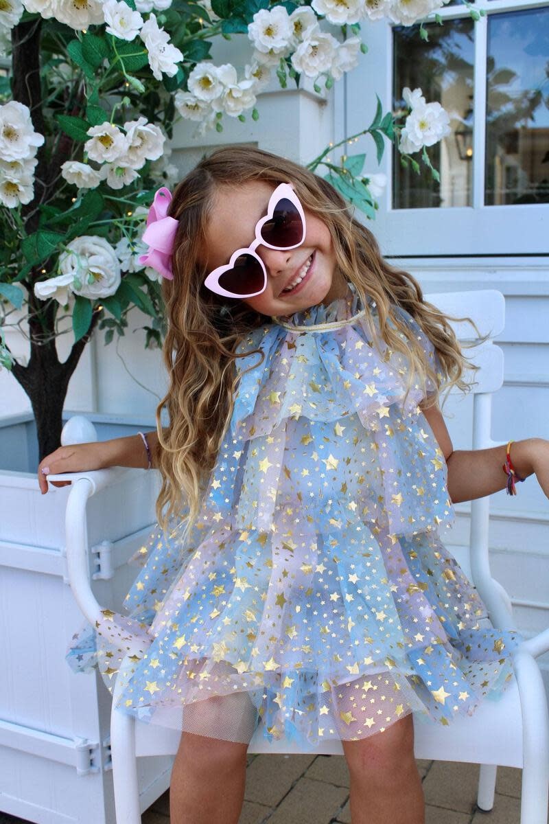 Lola & the Boys Lola & The Boys Pastel Stars Dress