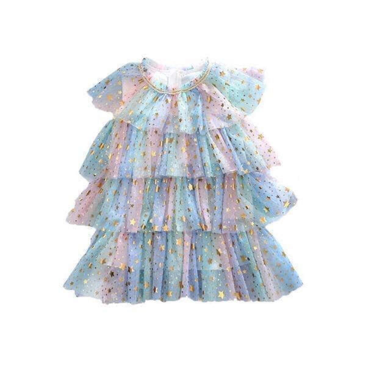 Lola & the Boys Lola & The Boys Pastel Stars Dress