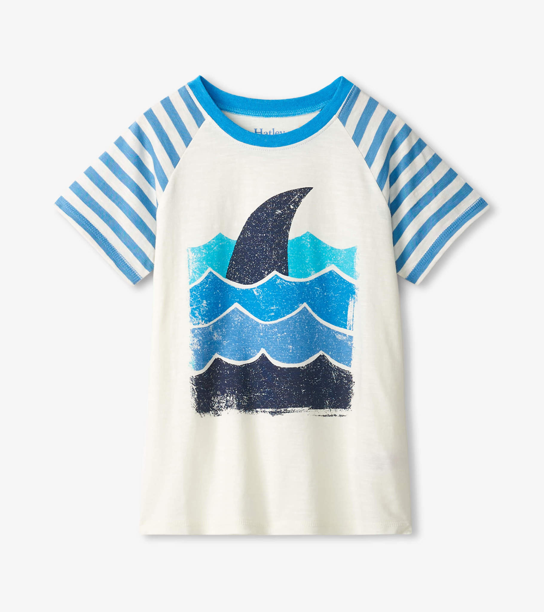 Hatley Hatley Shark Fin Waves Raglan Tee