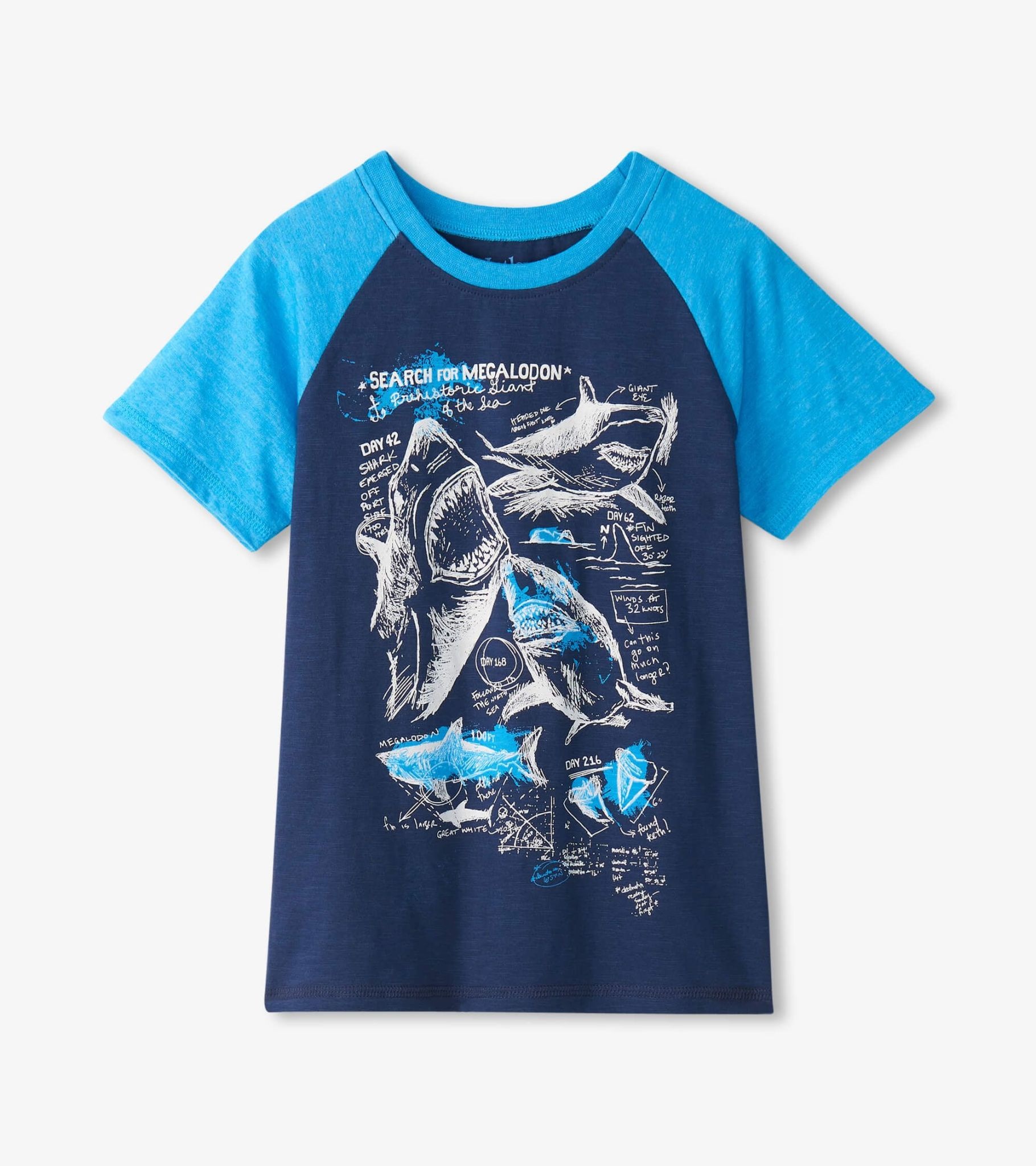 Hatley Hatley Sharks Raglan Tee