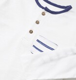 Mayoral Mayoral White & Navy Set