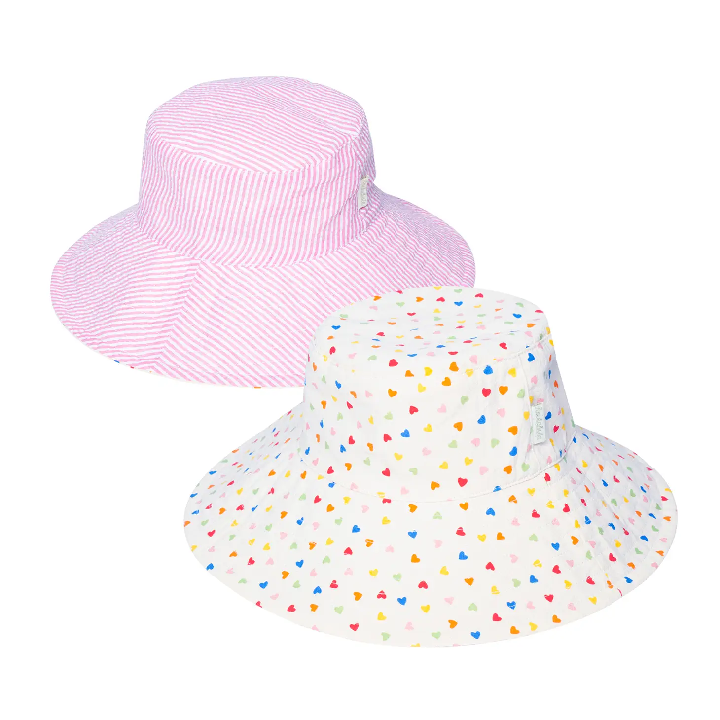 Rockahula Rainbow Hearts Reversible Sun Hat 3-6 Years