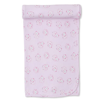 kissy kissy Kissy Kissy Fleecy Sheep Pima Blanket-Pink