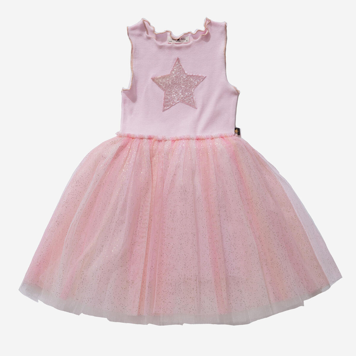 Petite Hailey Petite Hailey Pink Star Tutu Dress