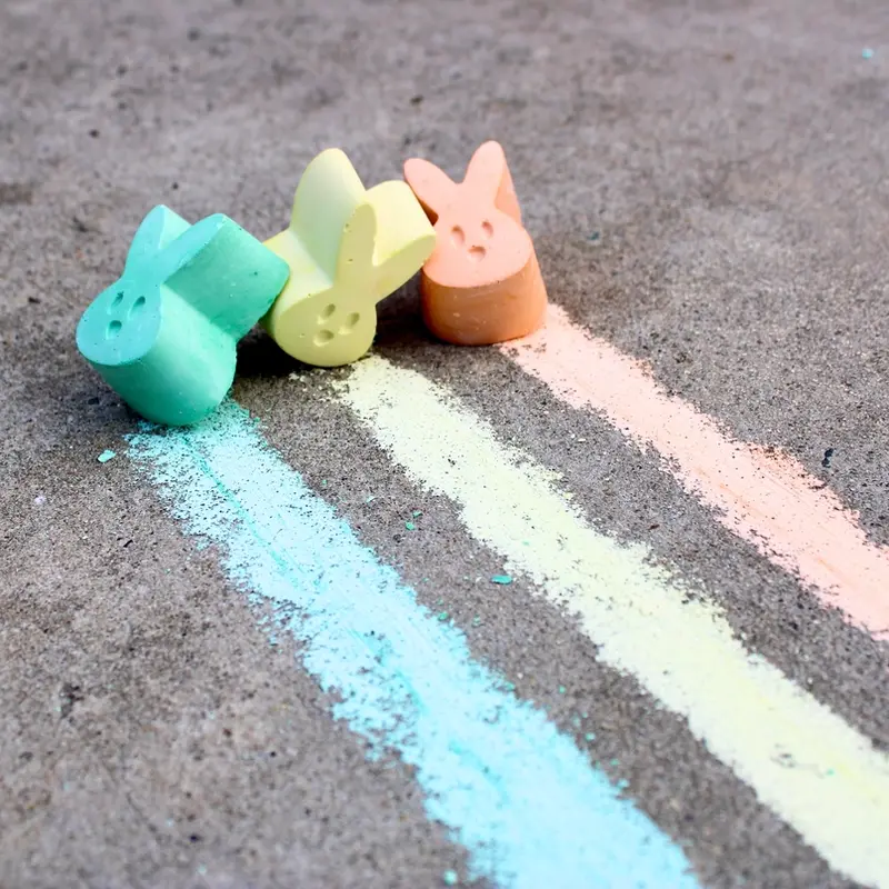 Twee Duckie's Fluffle Orange Sidewalk Chalk