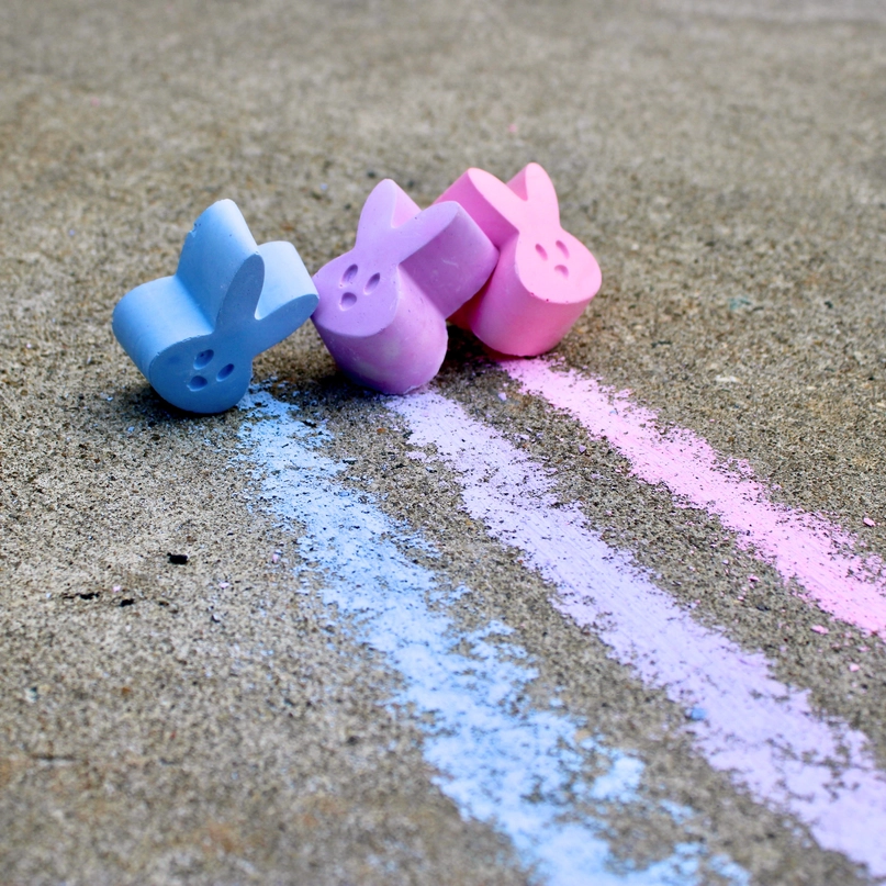 Twee Duckie's Fluffle Pink Sidewalk Chalk