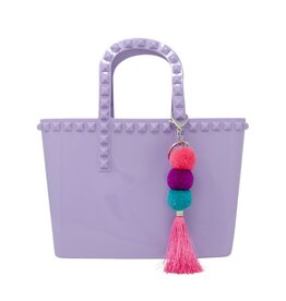 Tiny Jelly Tote Bag Lavender