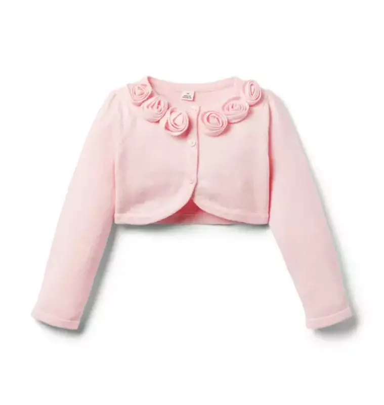 Janie and Jack Rose Cardigan Sweater