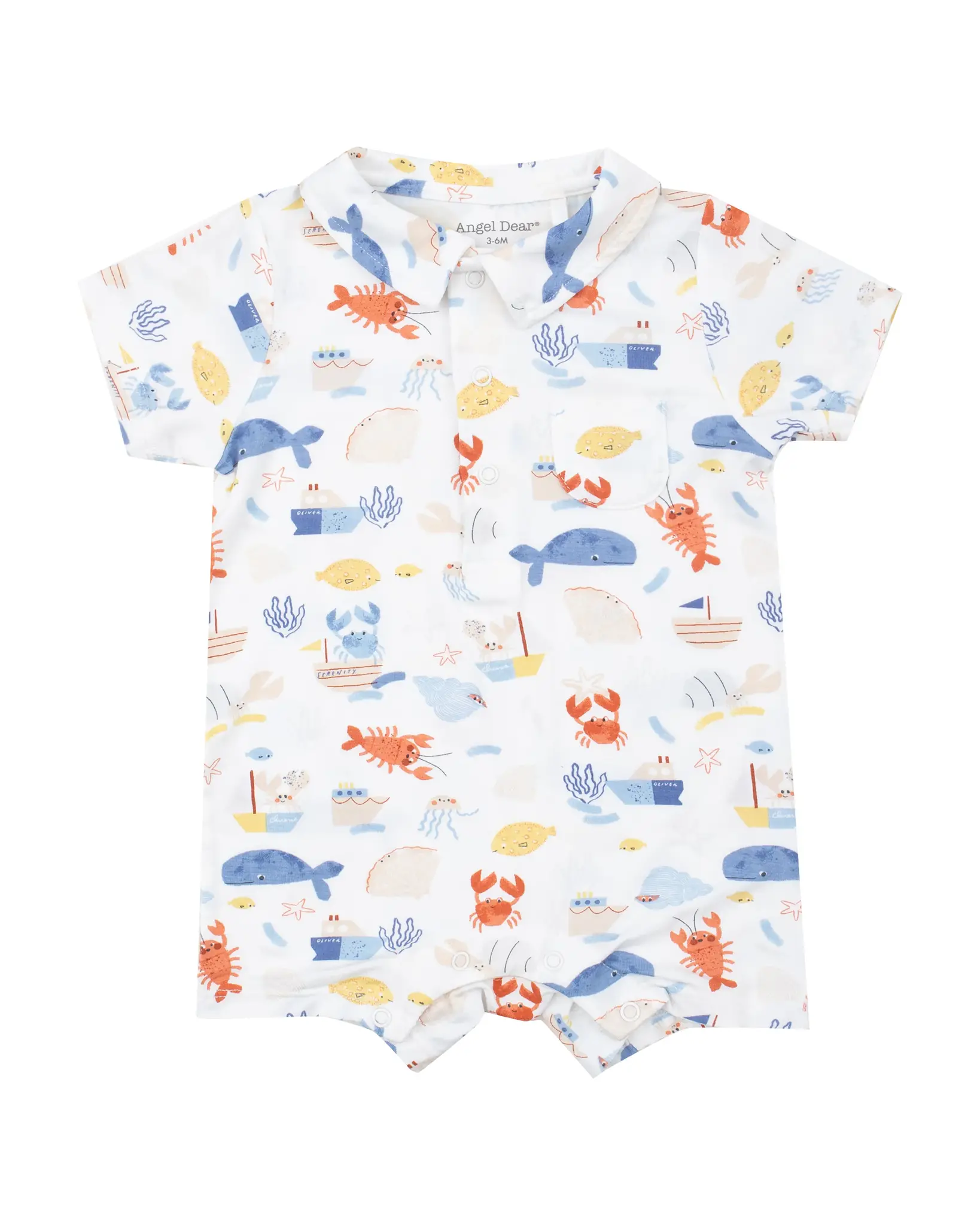 Angel Dear Angel Dear In The Ocean Polo Shortie