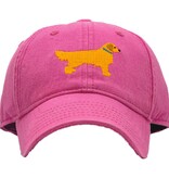 Harding Lane Harding Lane Golden Retriever on Bright Pink Baseball Hat