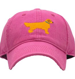 Harding Lane Harding Lane Golden Retriever on Bright Pink Baseball Hat