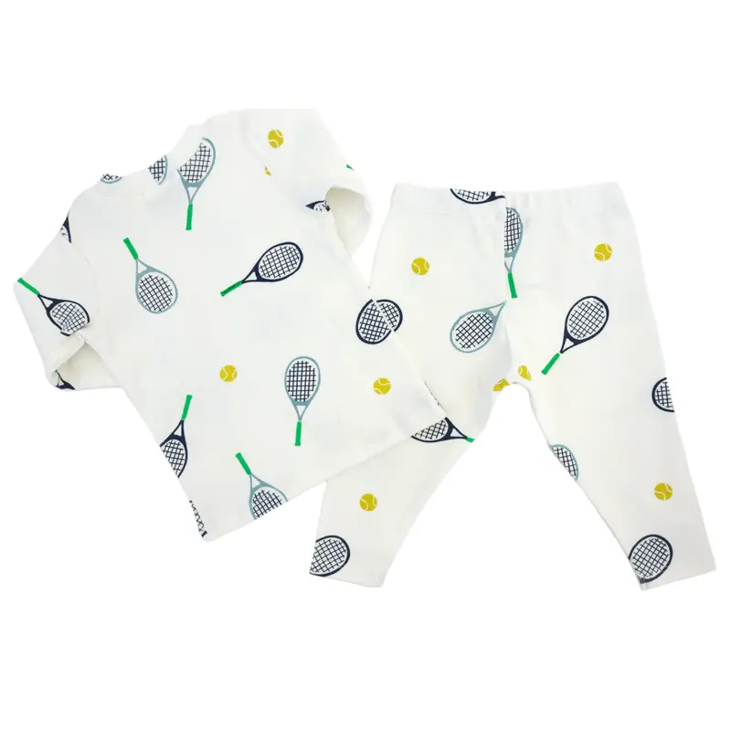 Oh Baby Oh Baby Tennis Print 2pc Set
