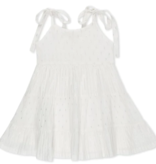 Kiwi & Park Kiwi & Park Bella White Sparkle Dress