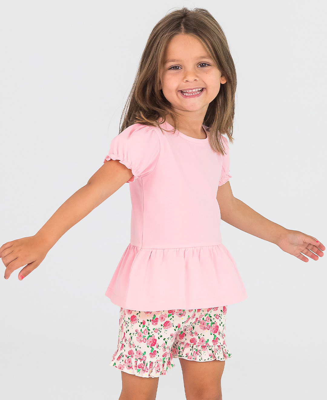 Joules peplum top shop