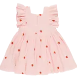 Pink Chicken Pink Chicken Elsie Strawberry Embroidery Dress