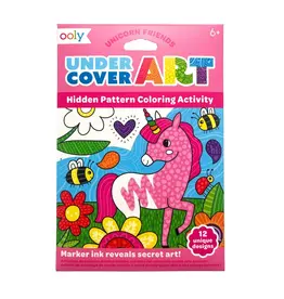 ooly Undercover Art Hidden Patterns Coloring- Unicorn Friends