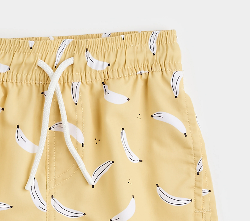 Petit Lem Petit Lem Banana Swim Shorts