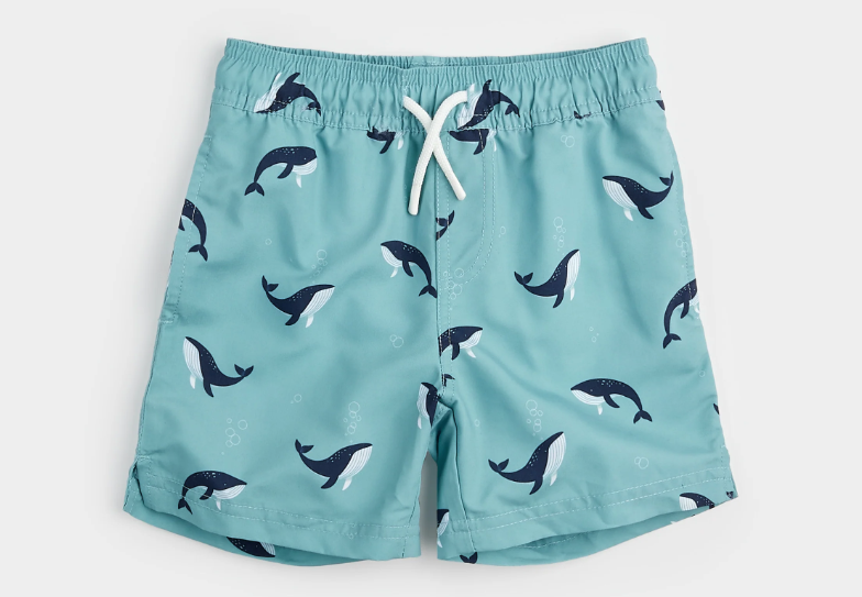 Petit Lem Petit Lem Whale Swim Shorts
