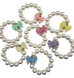 Bottleblond Jewels Pearl Bow Bracelet