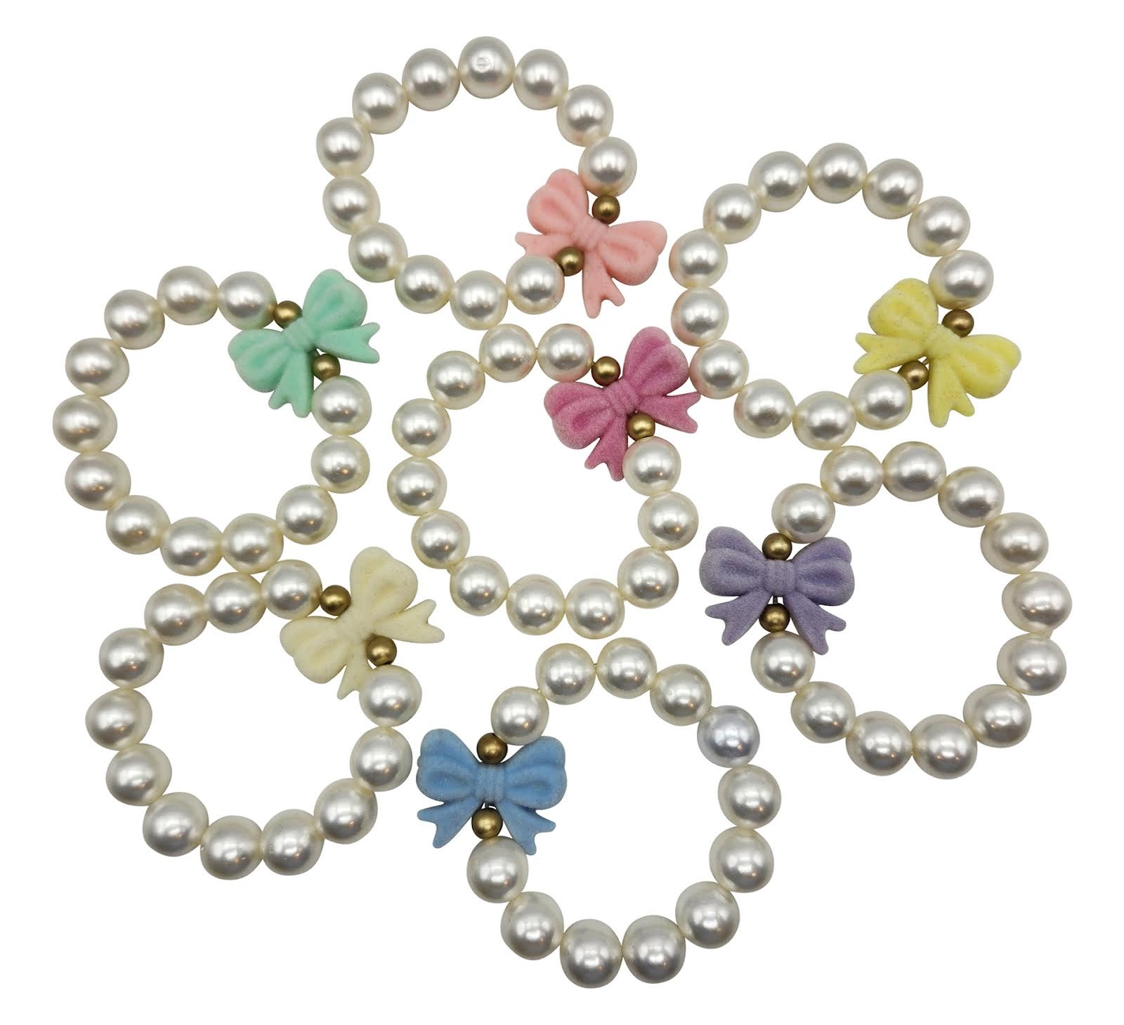 Bottleblond Jewels Pearl Bow Bracelet