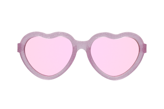 Babiators Babiator Sparkle Squad Heart Mirrored Lenses