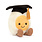JellyCat JellyCat Amuseables Boiled Egg Graduation