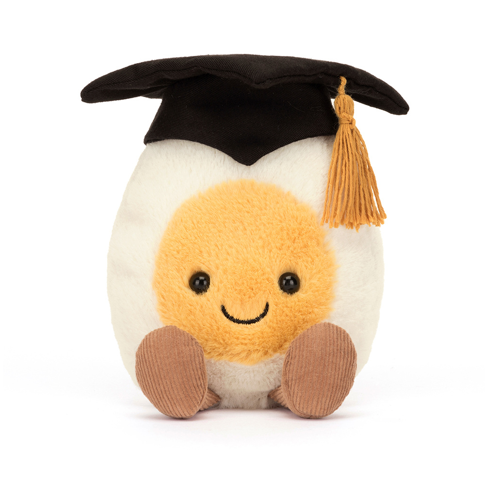 JellyCat JellyCat Amuseables Boiled Egg Graduation