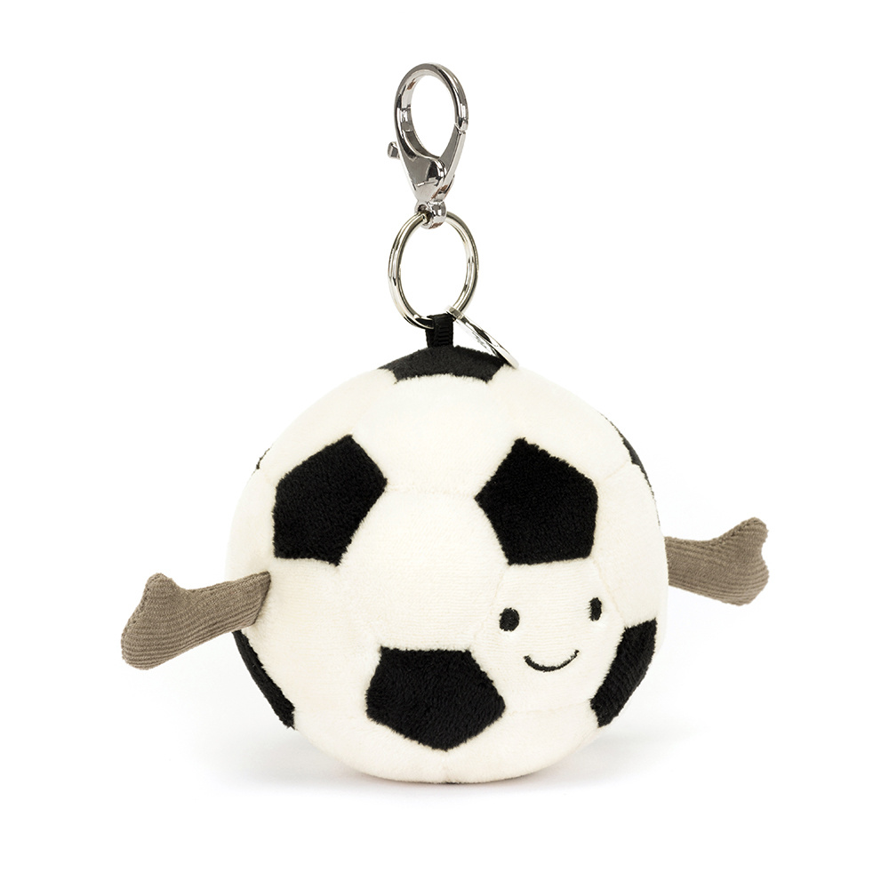 JellyCat JellyCat Amuseables Sports Soccer Bag Charm