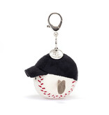 JellyCat JellyCat Amuseables Sports Baseball Bag Charm