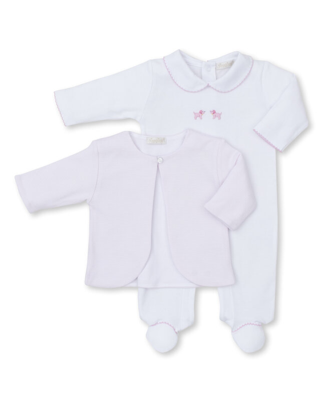 kissy kissy Kissy Kissy Premier Puppies Footie with Jacket Set