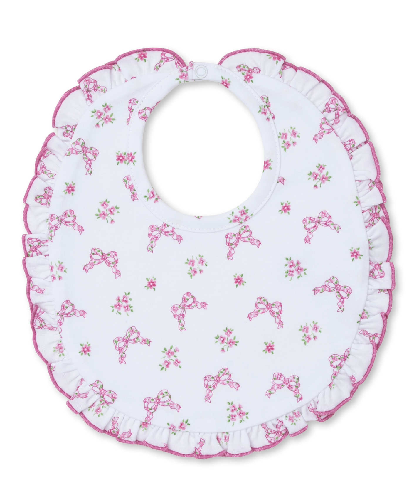 kissy kissy Kissy Kissy Blooming Bows Bib