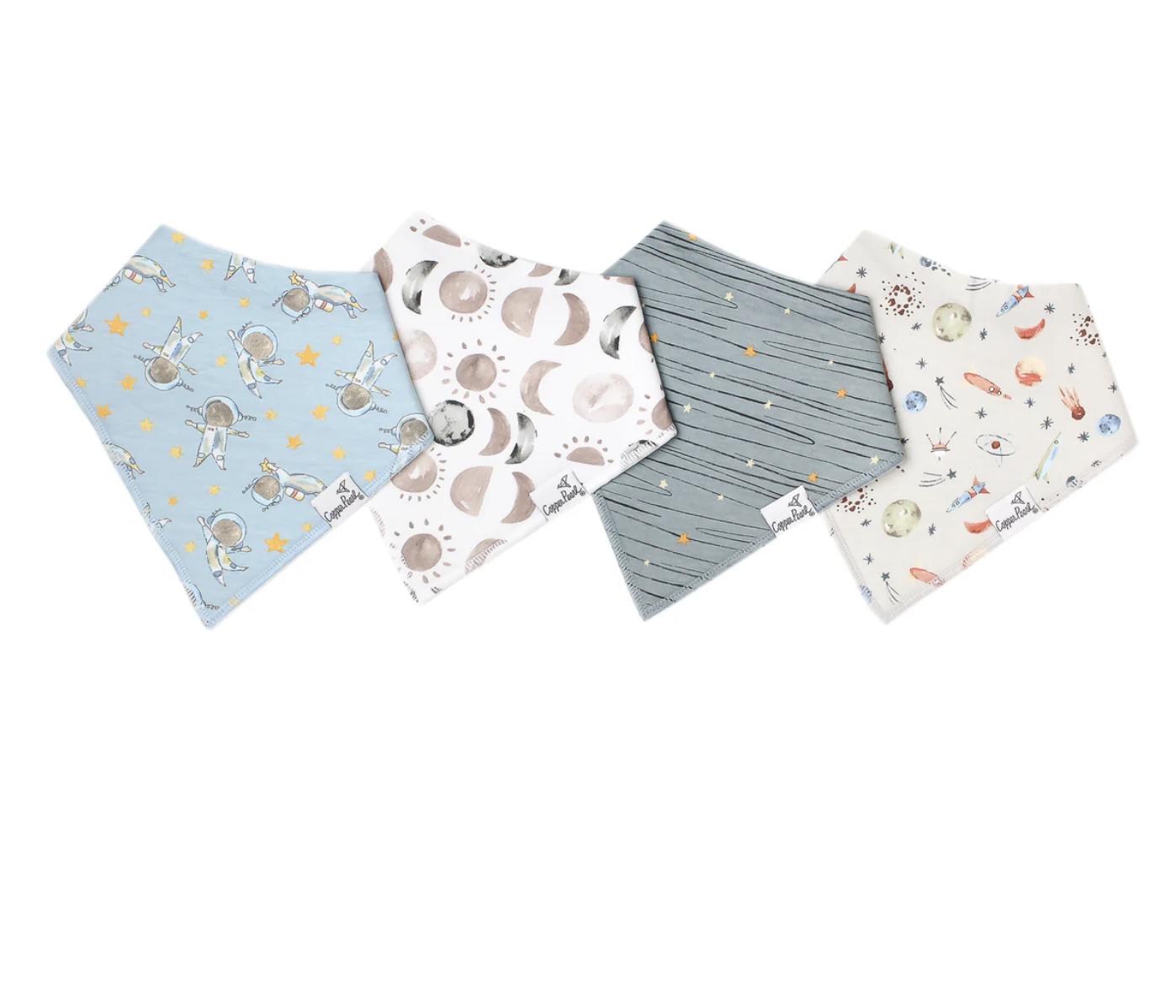 Copper Pearl Copper Pearl Neil Bandana Bib Set (4-Pack)