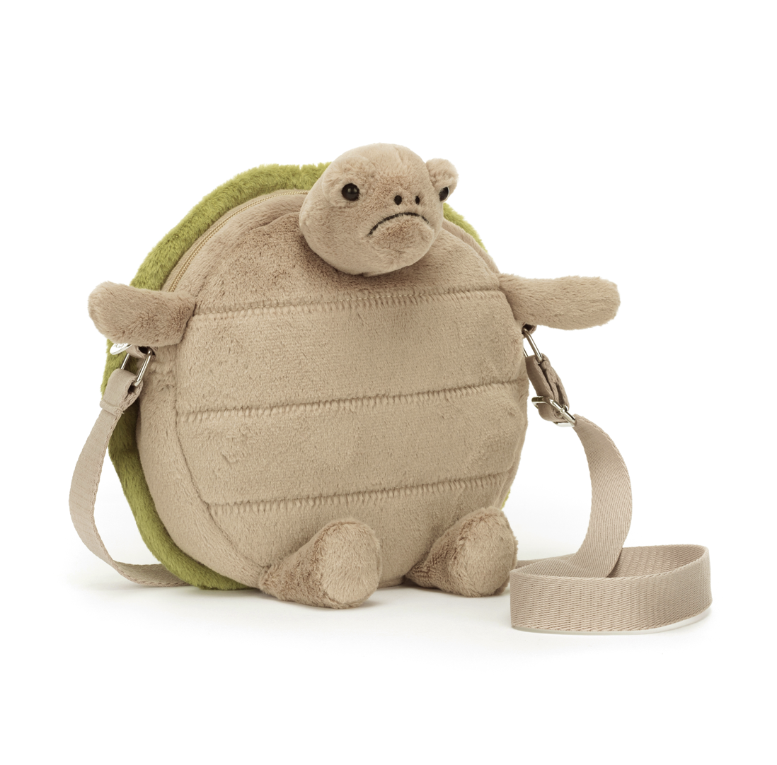  Timmy Turtle Bag ぬいぐるみバッグ　亀　カメ JellyCat Timmy Turtle Bag | Shop Tiny Hanger - Tiny Hanger