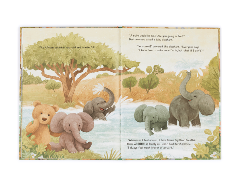 JellyCat JellyCat It's a Big World Bartholomew Book
