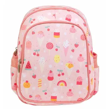 A Little Lovely Company Backpack Insulated Front Compartment: Ice Cream