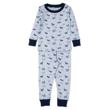 kissy kissy Kissy Kissy Sky-High Planes PJ Set