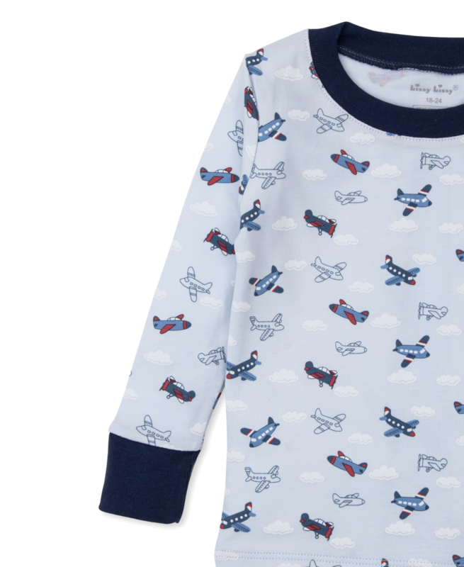 kissy kissy Kissy Kissy Sky-High Planes PJ Set