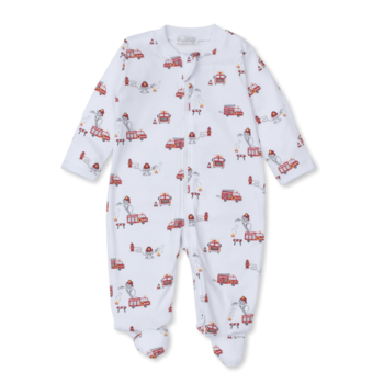 kissy kissy Kissy Kissy Firetruck Fun Zip Footie
