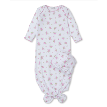 kissy kissy Kissy Kissy Pink Rose Scrolls Sack w/ Hat Set