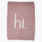Huggalugs Huggalugs Hi. Hand Knit Baby Blanket Rosy Pink