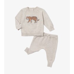Hatley Hatley Little Tiger Raglan Pullover Set