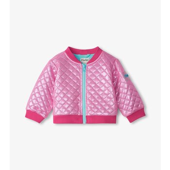 Hatley Hatley Rose Violet Metallic Bomber Jacket
