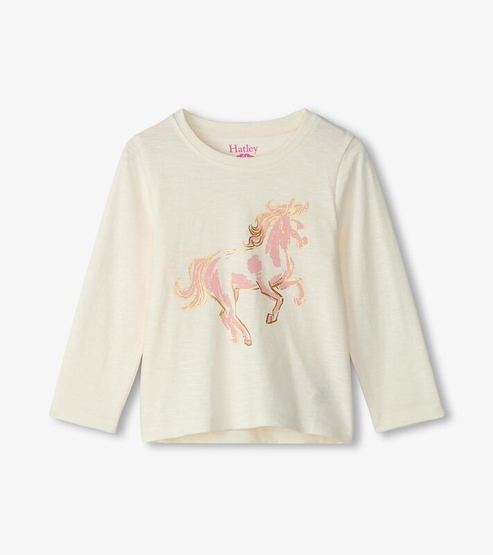 Hatley Gather-Back Tee - Prize Pony Hatley Gather-Back Tee - Prize Pony