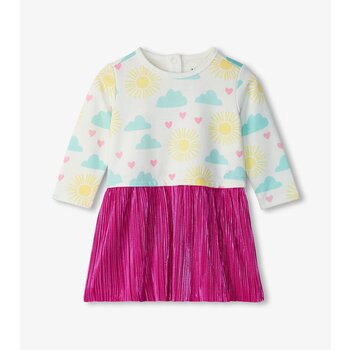 Hatley Hatley Happy Skies Layered Knit Dress