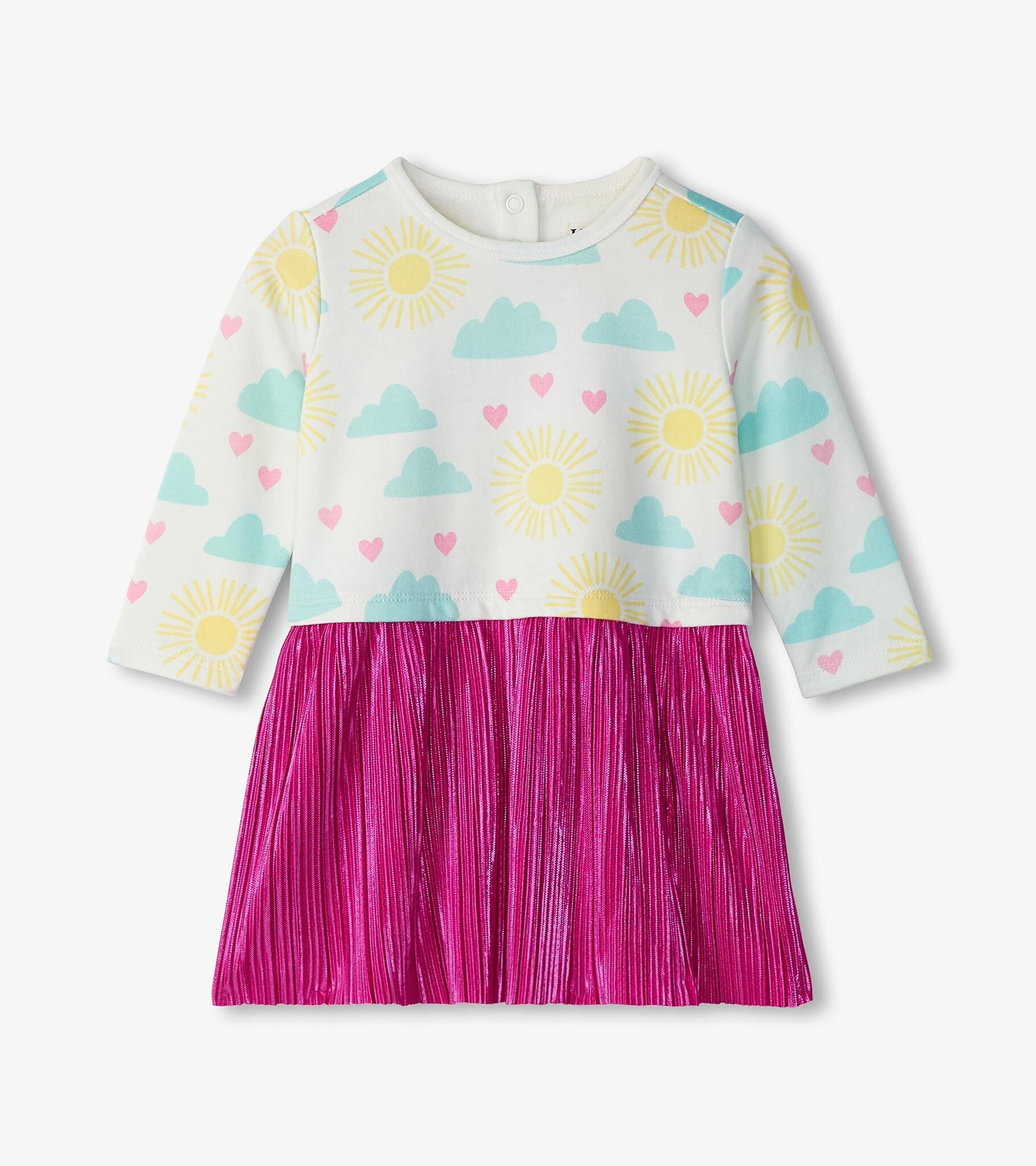 Hatley Hatley Happy Skies Layered Knit Dress
