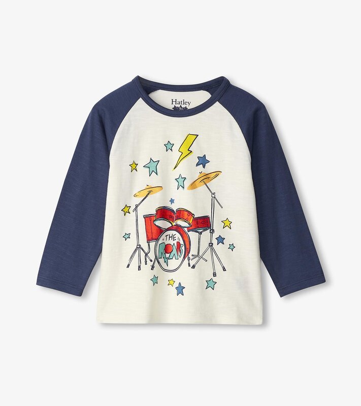Hatley Raglan Tee - T-rex Hatley Raglan Tee - T-rex